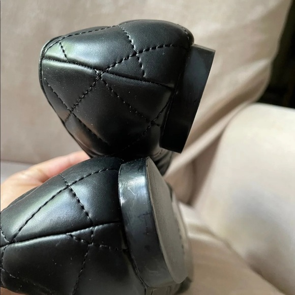 Zara Quilted Loafers CC STYLR AirFit Super Comfy Black Color. size 5.5 - Picture 3 of 4